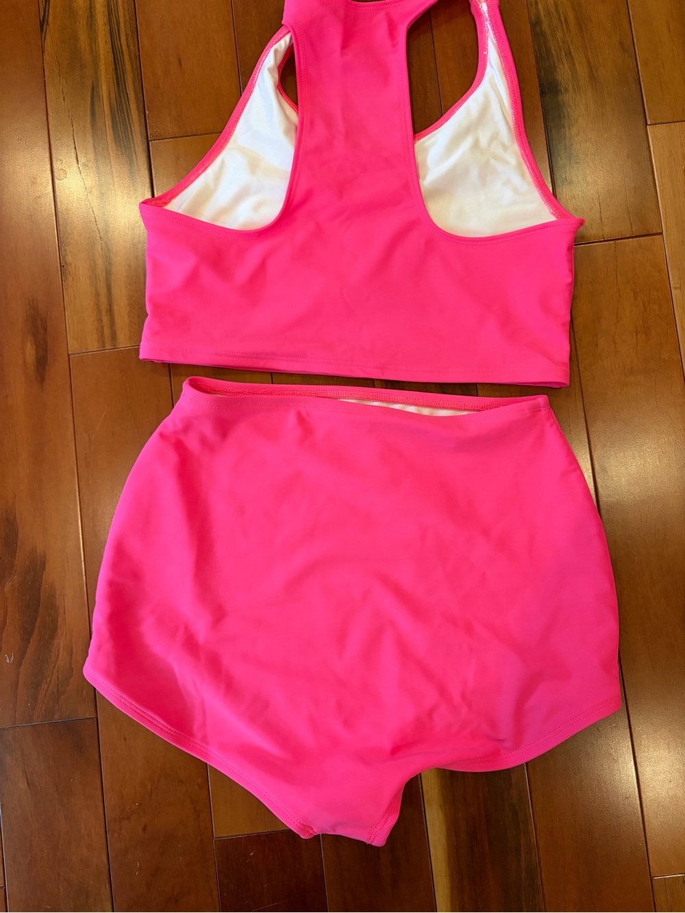 NWOT Hot pink swim set - Picture 3 of 4